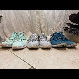 Lot of Nike running shoes